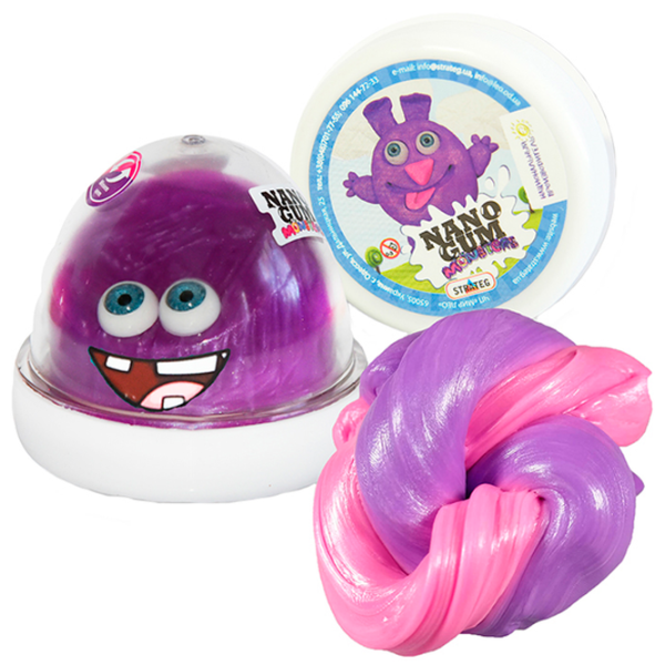 Интерактивная игрушка Strateg Nano Gum Slime 880 3+ / White Разноцветный photo 2