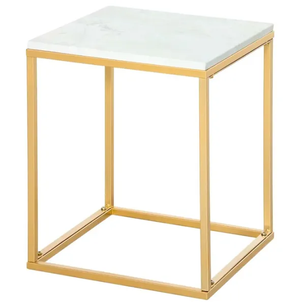 Măsuță de cafea Outsunny 84B-834GD 5763957 White photo 2