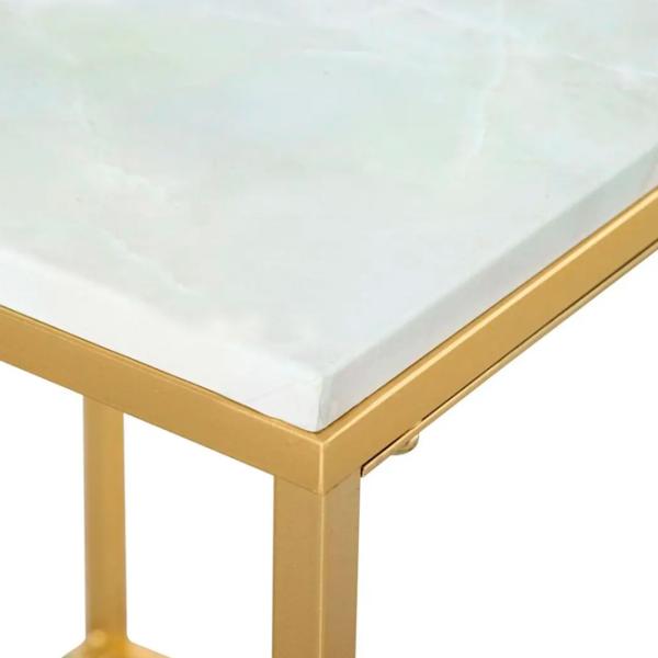 Măsuță de cafea Outsunny 84B-834GD 5763957 White photo 3