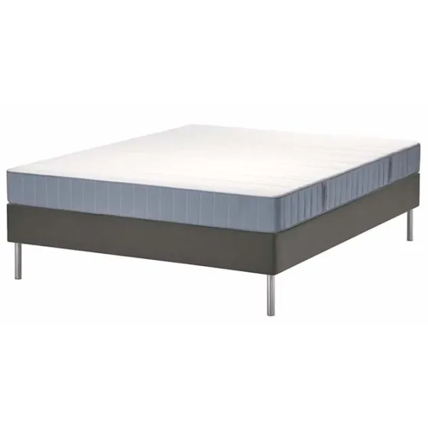 Кровать Ikea Lyngor/Vesteroy/Bjorli 140 x 200 см / Массив / Тёмно-серый photo 1 Кровать Ikea Lyngor/Vesteroy/Bjorli 140 x 200 см / Массив / Тёмно-серый photo 1