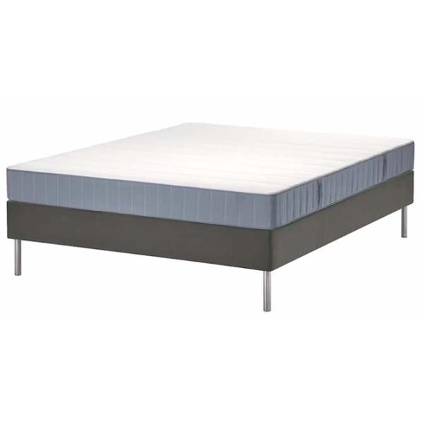 Кровать Ikea Lyngor/Vesteroy/Bjorli 140 x 200 см / Массив / Тёмно-серый photo 1 Кровать Ikea Lyngor/Vesteroy/Bjorli 140 x 200 см / Массив / Тёмно-серый photo 1