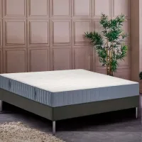 Кровать Ikea Lyngor/Vesteroy/Bjorli 140 x 200 см / Массив / Тёмно-серый photo 2