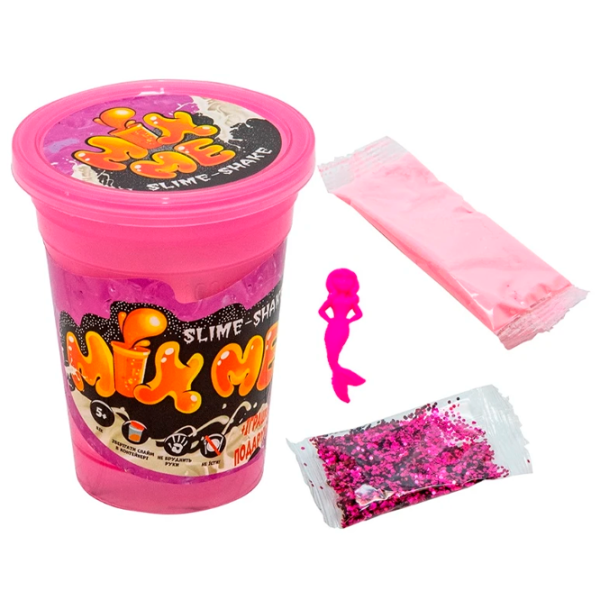 Креативный набор Strateg Mix me Slime Shake 71854 5+ / Черный Разноцветный photo 3