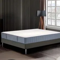 Кровать Ikea Lyngor/Vesteroy/Bjorli 140 x 200 см / Массив / Тёмно-серый photo 3