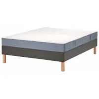 Кровать Ikea Lyngor/Vesteroy/Bjorli 140 x 200 см / Массив / Тёмно-серый