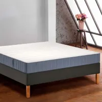 Кровать Ikea Lyngor/Vesteroy/Bjorli 140 x 200 см / Массив / Тёмно-серый photo 2