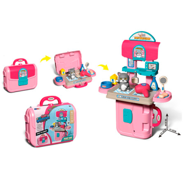 Игровой набор Optmarket Ветеринарная клиника 202016989 3+ / Разноцветный Розовый photo 2