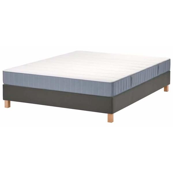 Pat Ikea Lyngor/Vesteroy/Bjorli 140 x 200 cm / Masiv / Dark Gray photo 1