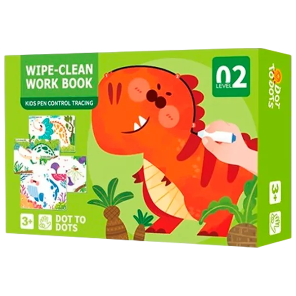 Креативный набор Optmarket Wipe-Clean Work Book 201746976 3+ / Разноцветный Зеленый photo 1