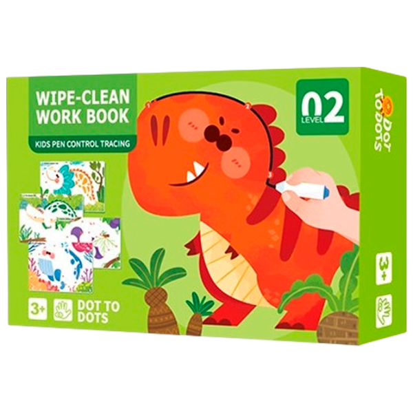 Креативный набор Optmarket Wipe-Clean Work Book 201746976 3+ / Разноцветный Зеленый photo 1