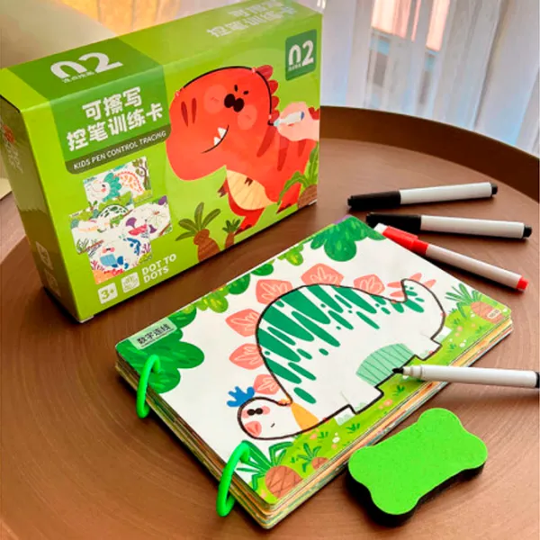 Креативный набор Optmarket Wipe-Clean Work Book 201746976 3+ / Разноцветный Зеленый photo 3