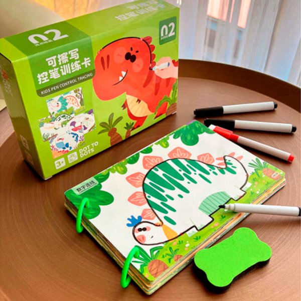 Креативный набор Optmarket Wipe-Clean Work Book 201746976 3+ / Разноцветный Зеленый photo 3