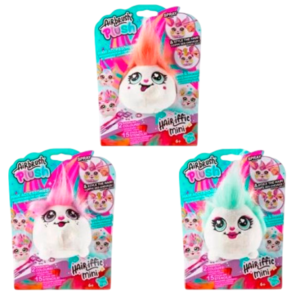 Интерактивная игрушка Canal Toys Airbrush Plush Hair'iffic Mini AIR038 3+ / White Разноцветный photo 1