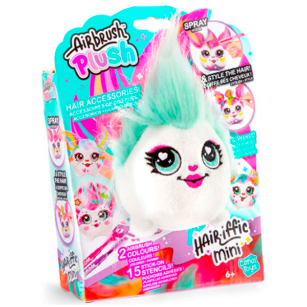 Интерактивная игрушка Canal Toys Airbrush Plush Hair'iffic Mini AIR038 3+ / White Разноцветный photo 2