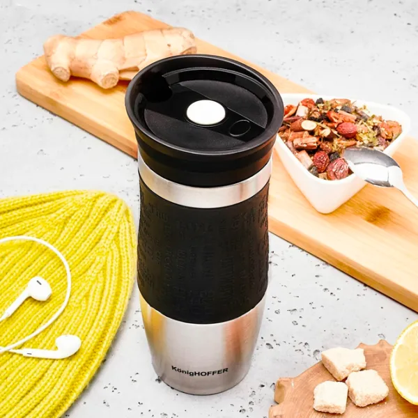 Термос Konighoffer Classic Loara Черный 0.4л photo 5