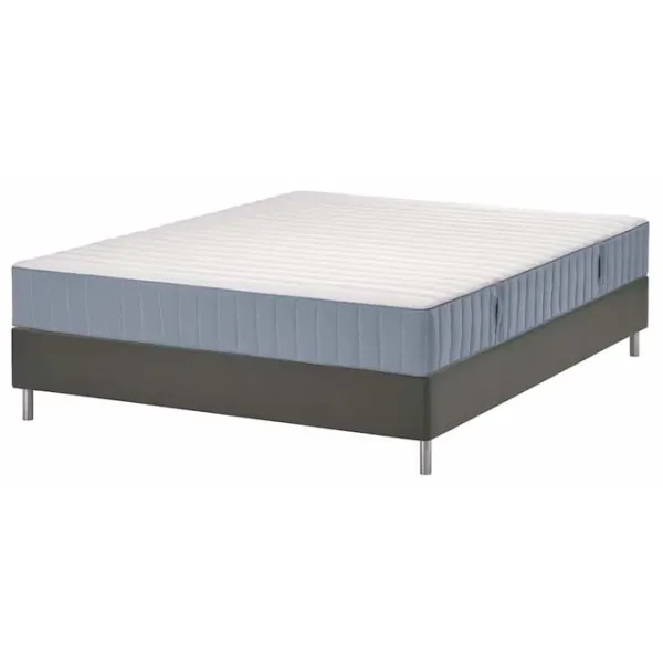 Кровать Ikea Lyngor/Vesteroy/Bjorli 160 x 200 см / Массив / Тёмно-серый photo 1