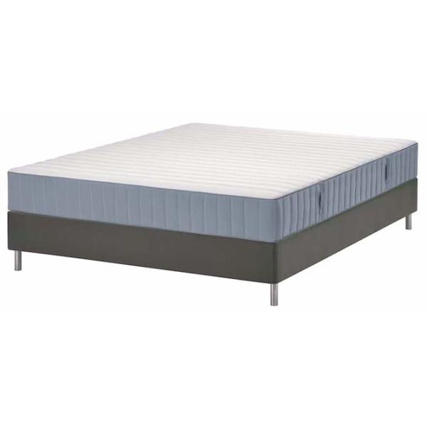 Кровать Ikea Lyngor/Vesteroy/Bjorli 160 x 200 см / Массив / Тёмно-серый photo 1