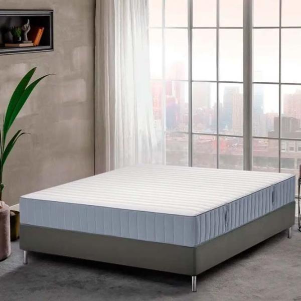 Кровать Ikea Lyngor/Vesteroy/Bjorli 160 x 200 см / Массив / Тёмно-серый photo 3