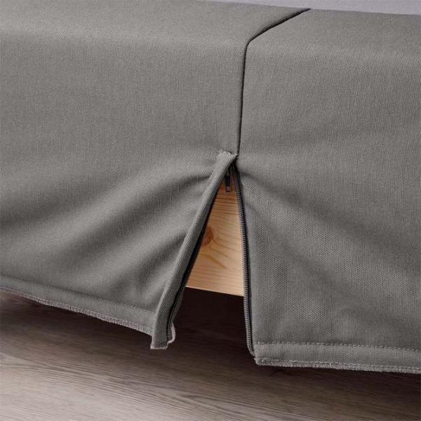 Кровать Ikea Lyngor/Vesteroy/Bjorli 160 x 200 см / Массив / Тёмно-серый photo 9
