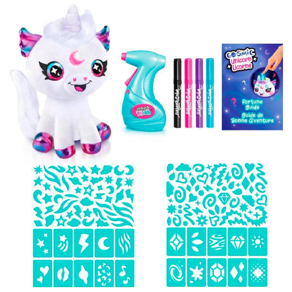 Интерактивная игрушка Canal Toys Airbrush Plush Cosmic Unicorn AIR028 6+ / Разноцветный Белый photo 2