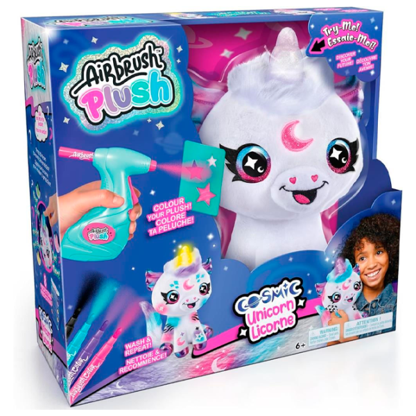 Интерактивная игрушка Canal Toys Airbrush Plush Cosmic Unicorn AIR028 6+ / Разноцветный Белый photo 3