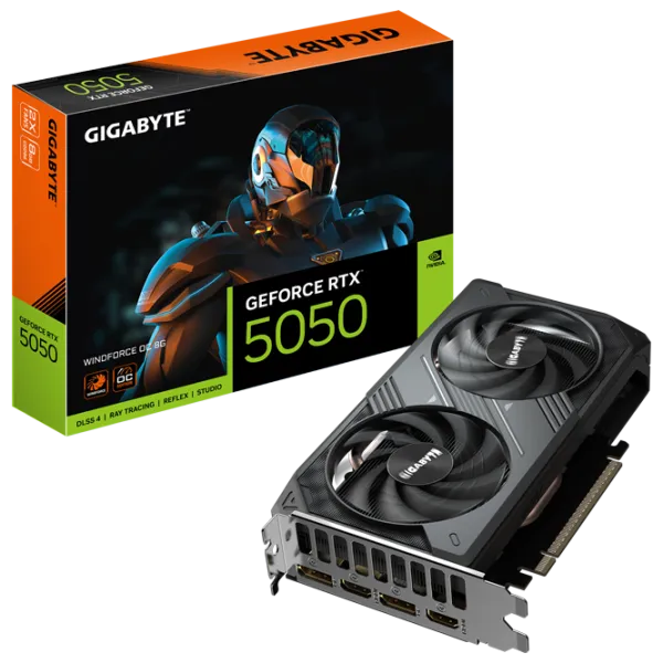 Placă video Gigabyte GeForce RTX 5050 WINDFORCE OC PCI Express x16 5.0 / 8 GB photo 10