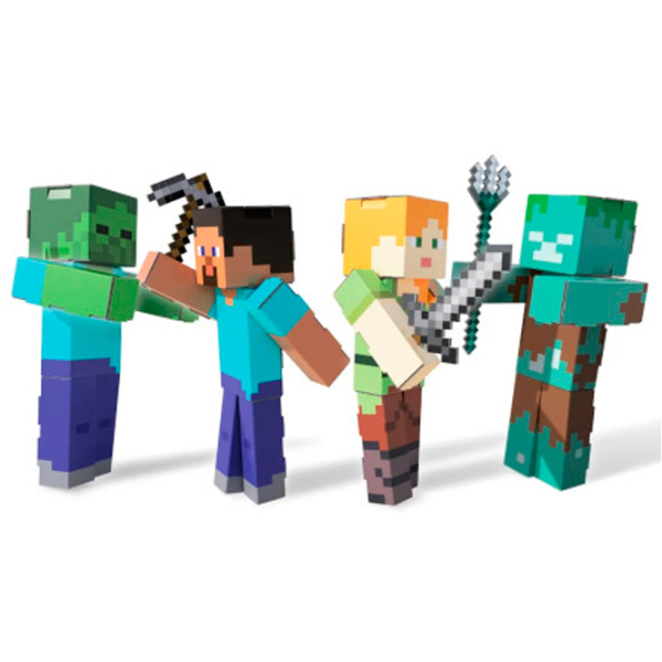 Креативный набор Bladez Toyz Minecraft Make your own Zombie Kit MC85755 6+ / Разноцветный Зеленый photo 2