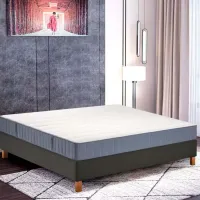 Кровать Ikea Lyngor/Vesteroy/Bjorli 160 x 200 см / Массив / Тёмно-серый photo 3