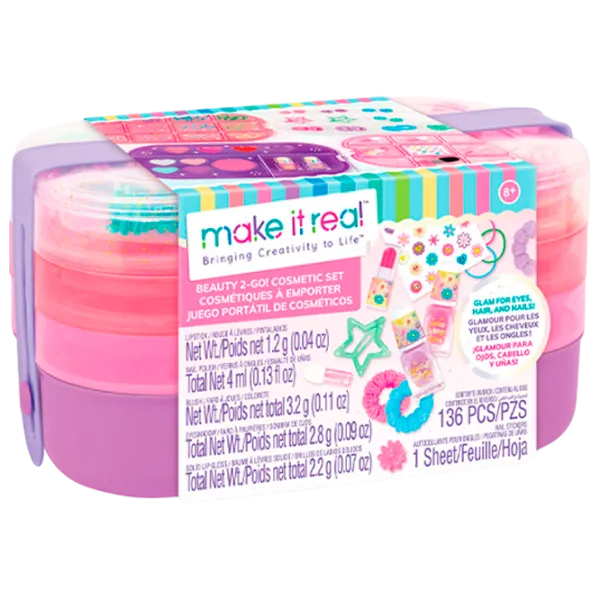 Kосметический набор Make It Real Beauty 2-GO! 2706 8+ / Разноцветный Розовый photo 1