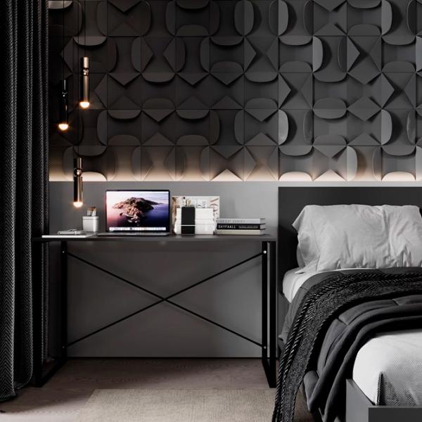 Masă de birou Mobicasa Ascet PAL/ Gray photo 2