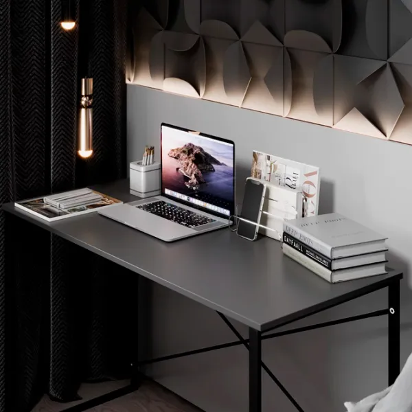 Masă de birou Mobicasa Ascet PAL/ Gray photo 3