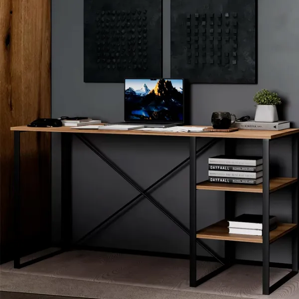 Masă de birou Mobicasa Ascet PAL/ Stejar Sonoma photo 2