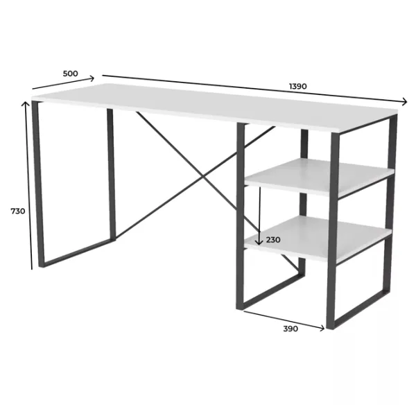 Masă de birou Mobicasa Ascet PAL/ Stejar Sonoma photo 4