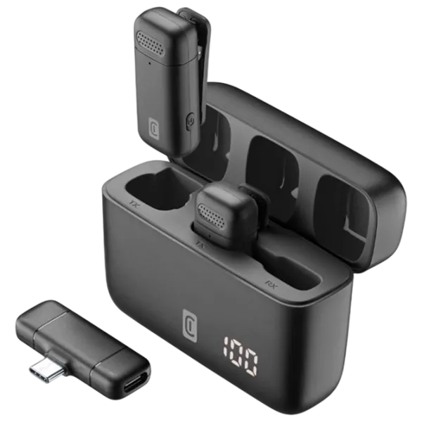 Microfon Cellularline Talk Pro Black photo 1