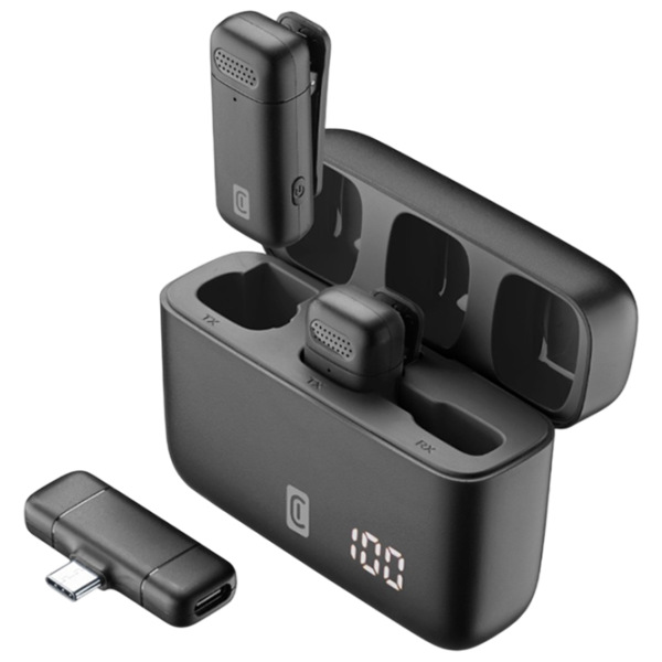 Microfon Cellularline Talk Pro Black photo 1