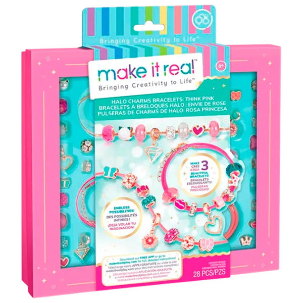 Креативный набор Make It Real Halo Charms Bracelets 1722 8+ / Разноцветный Розовый photo 1