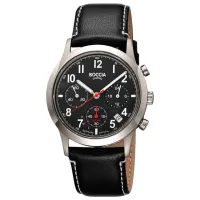 Ceas de mână pentru bărbați Boccia 3735-01 Cuarț / 40 mm