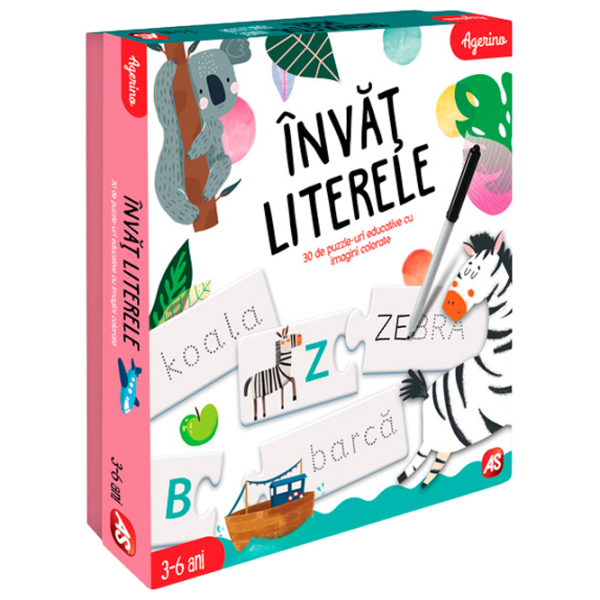 Joc educativ Agerino Learn the Letters 3+/ Dezvoltare photo 1
