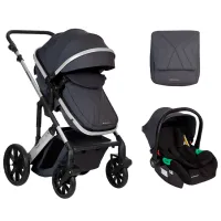 Cărucior pentru copil Kikka Boo Darling KB.119955/ Dark Grey