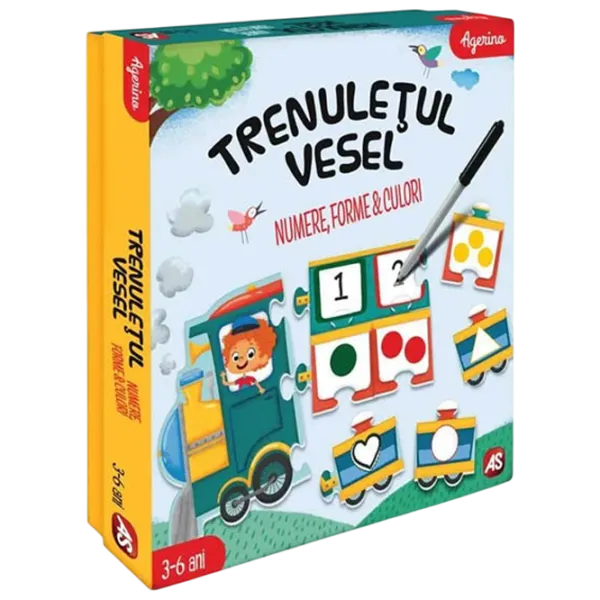 Joc educativ Agerino The Merry Train 3+/ Dezvoltare photo 1