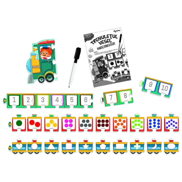 Joc educativ Agerino The Merry Train 3+/ Dezvoltare photo 2