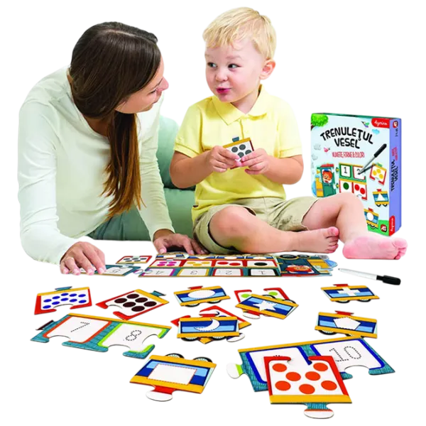 Joc educativ Agerino The Merry Train 3+/ Dezvoltare photo 3