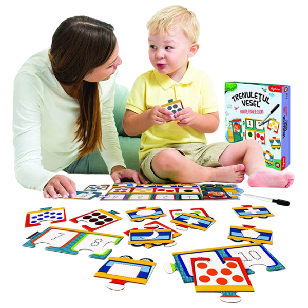 Joc educativ Agerino The Merry Train 3+/ Dezvoltare photo 3