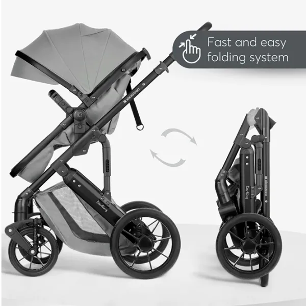 Cărucior pentru copil Kikka Boo Darling KB.123816/ Light Grey photo 10