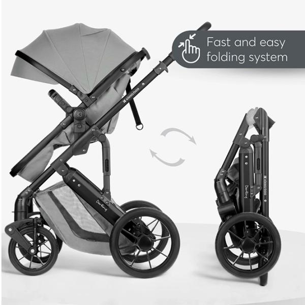 Cărucior pentru copil Kikka Boo Darling KB.123816/ Light Grey photo 10