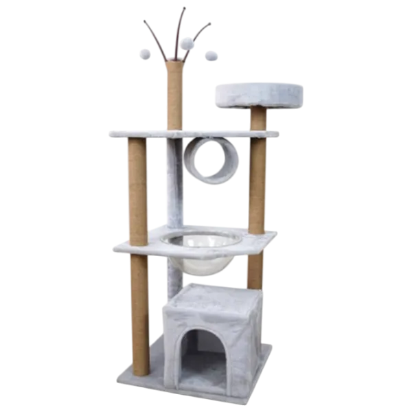 Когтеточка для кошек Cat Tree 017   / Напольная / Серый photo 1