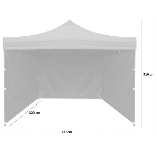 Pavilion de gradină Gardelina NAM7458 Pătrată / Poliester photo 2