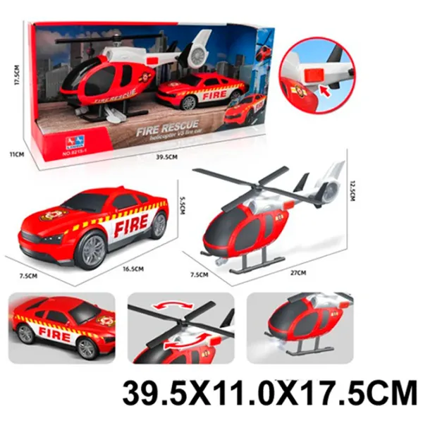 Set de mașini Linda 72188   / / Gray Red photo 5