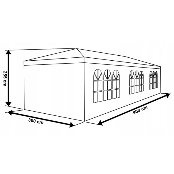 Cадовый павильон Saska Garden Tent Прямоугольная / Полиэстр photo 3