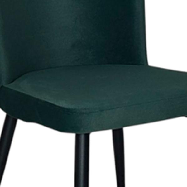 Scaun de bucătărie Mobiland BARKA Anka08 Stofă/ Dark Green Black photo 2